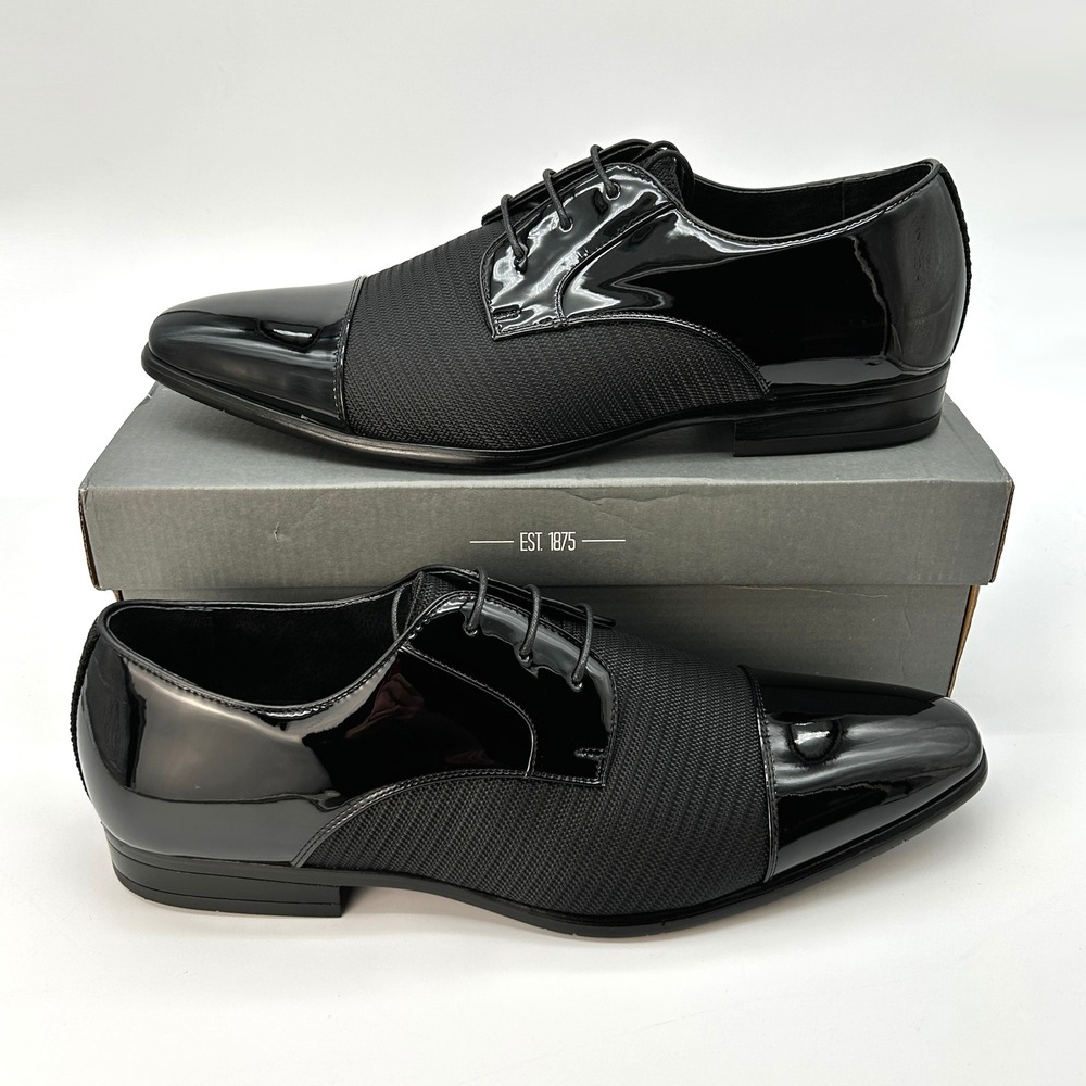 Stacy Adams Pharaoh Cap Toe Oxford‎ Size 15 Mens Dress Shoes Black Formal NEW